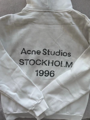 Acne studios hoodie (White/S). - Acne studios hoodie (White/S). Great condition. Worn once. Size s. Same day shipping. Feel free to ask questions. Unisex.