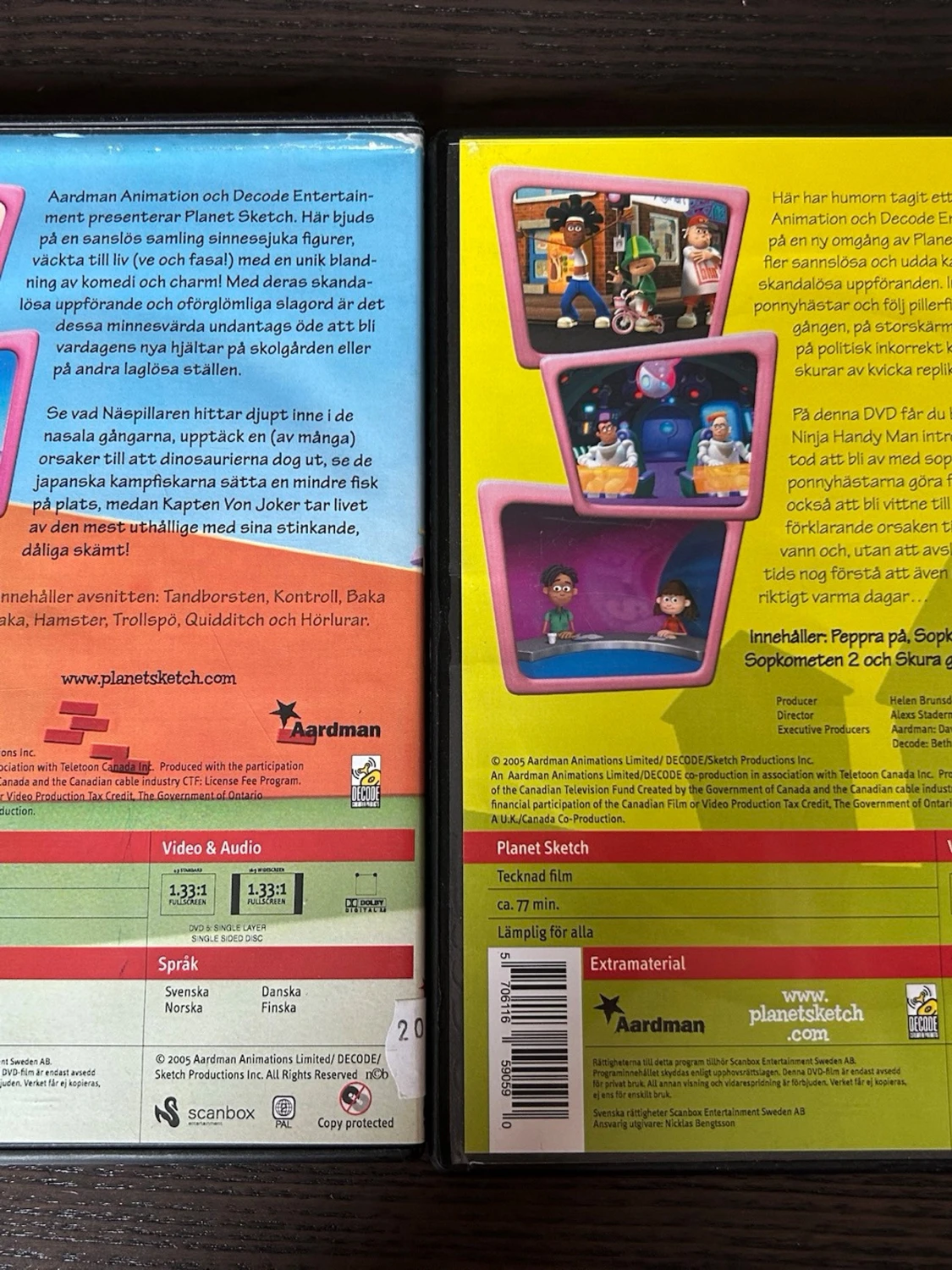 Planet sketch volym 1 & 3 dvd - 1