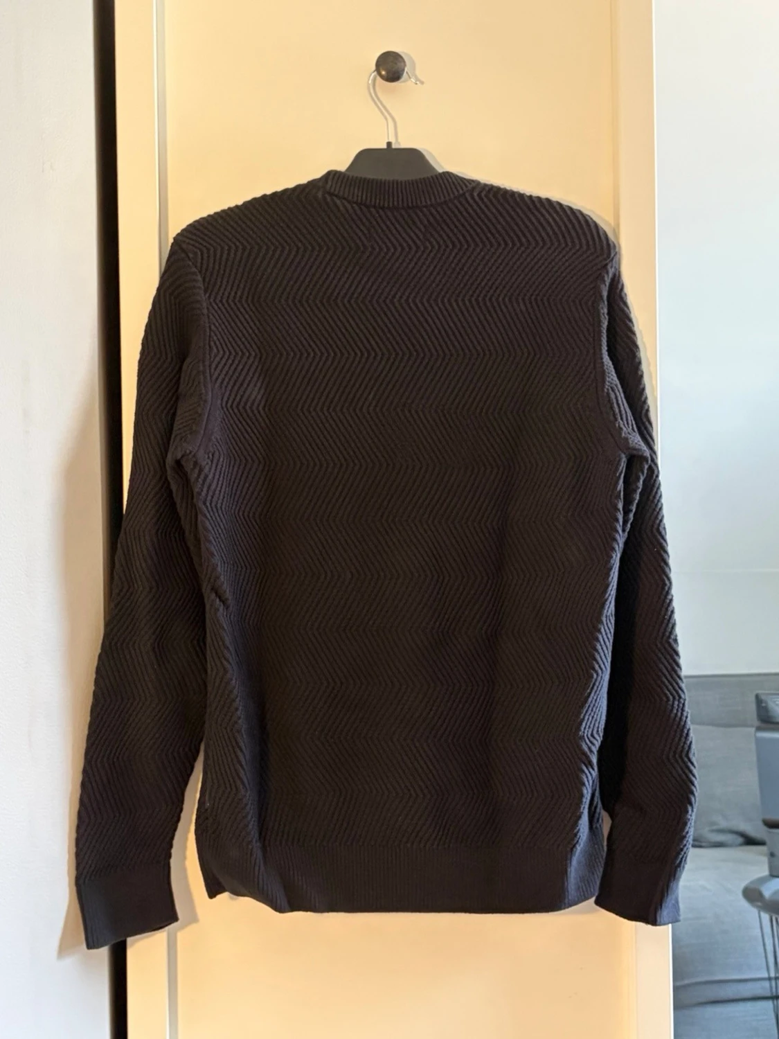 Mörkblå stickad tröja från Casual Friday - 1