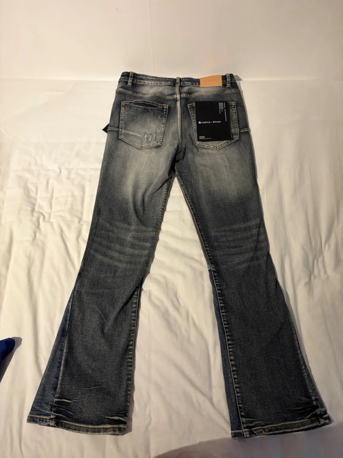 Bootcut jeans från Purple, blå tvätt - 2