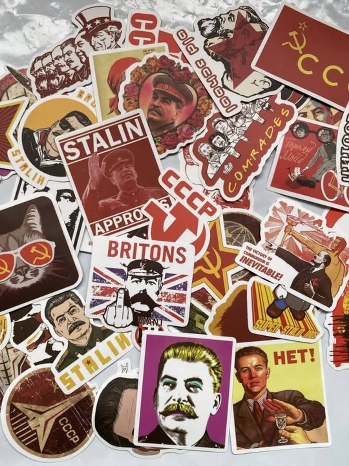 50st Retro Klistermärken 