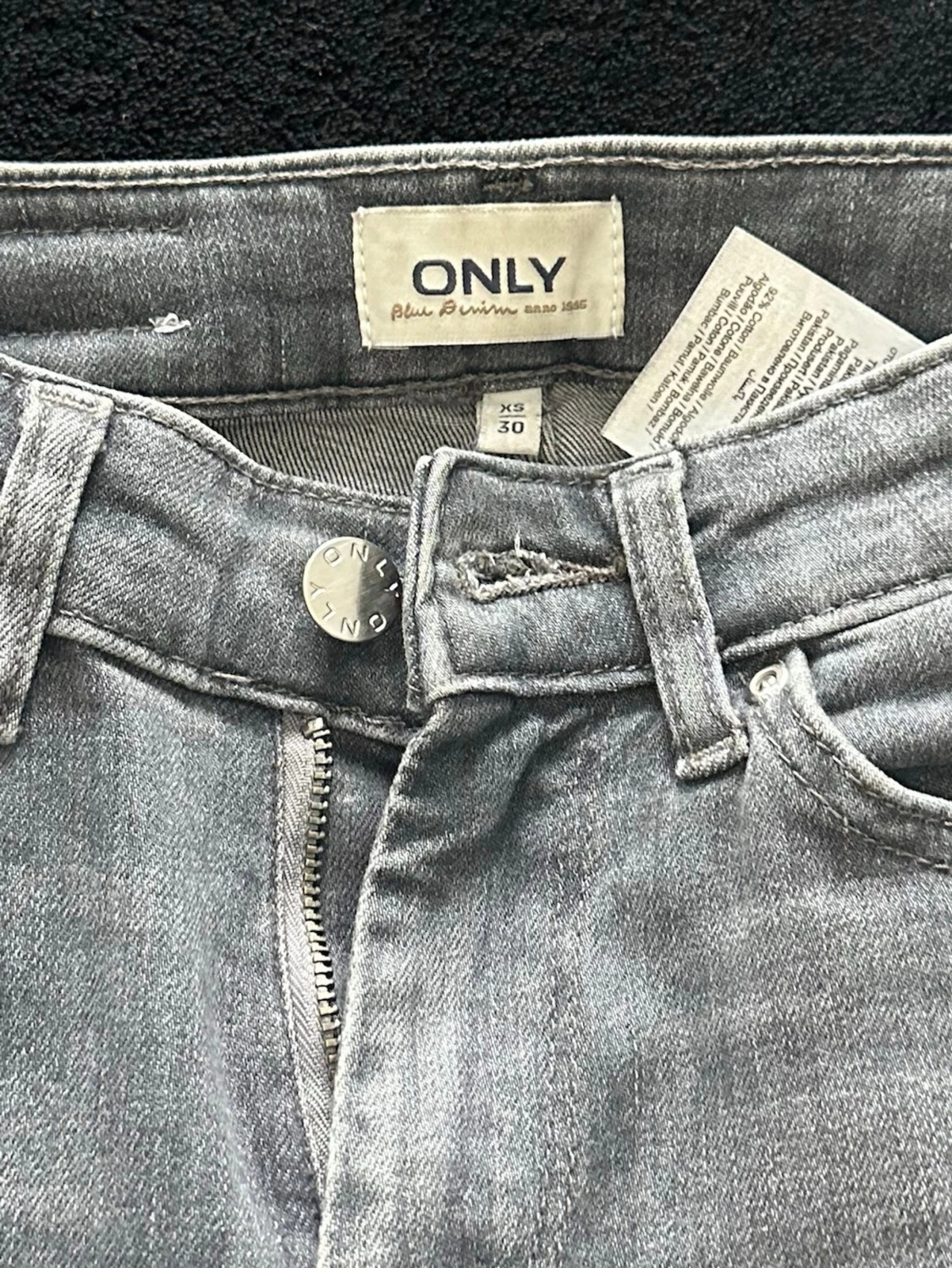 Grå bootcut jeans med stretch - 3