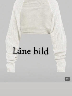 Vit stickad tröja - Aldrig använd jätte fin inga fläckar shein