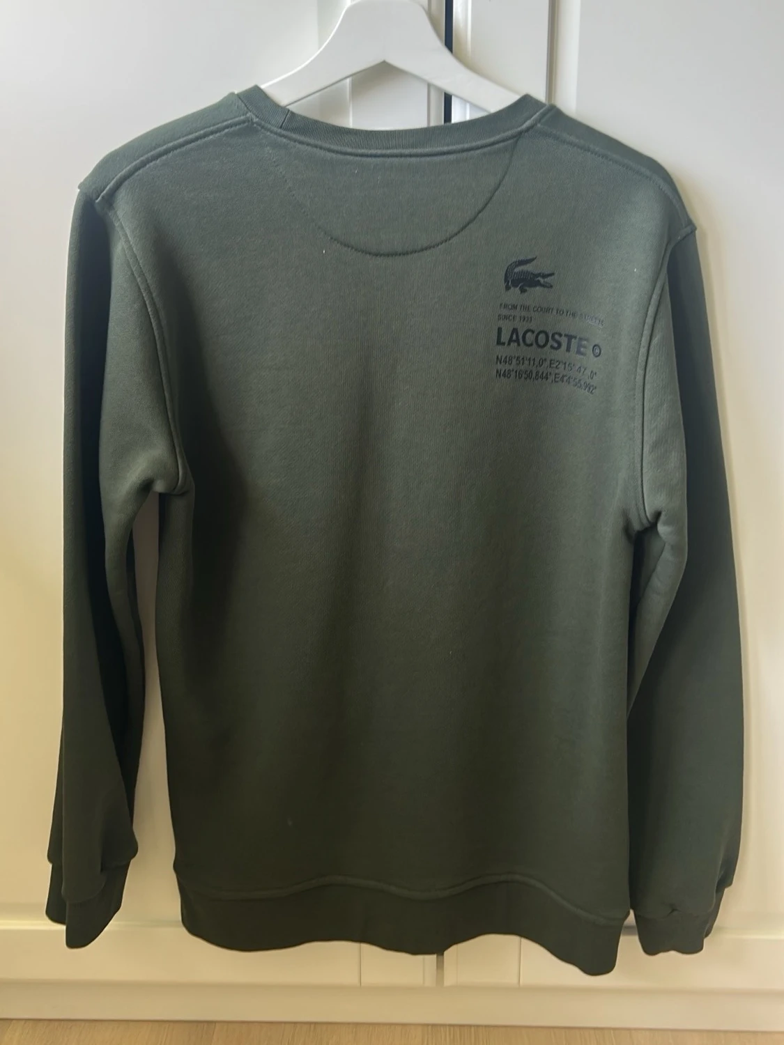 Mörkgrön sweatshirt från Lacoste - 4