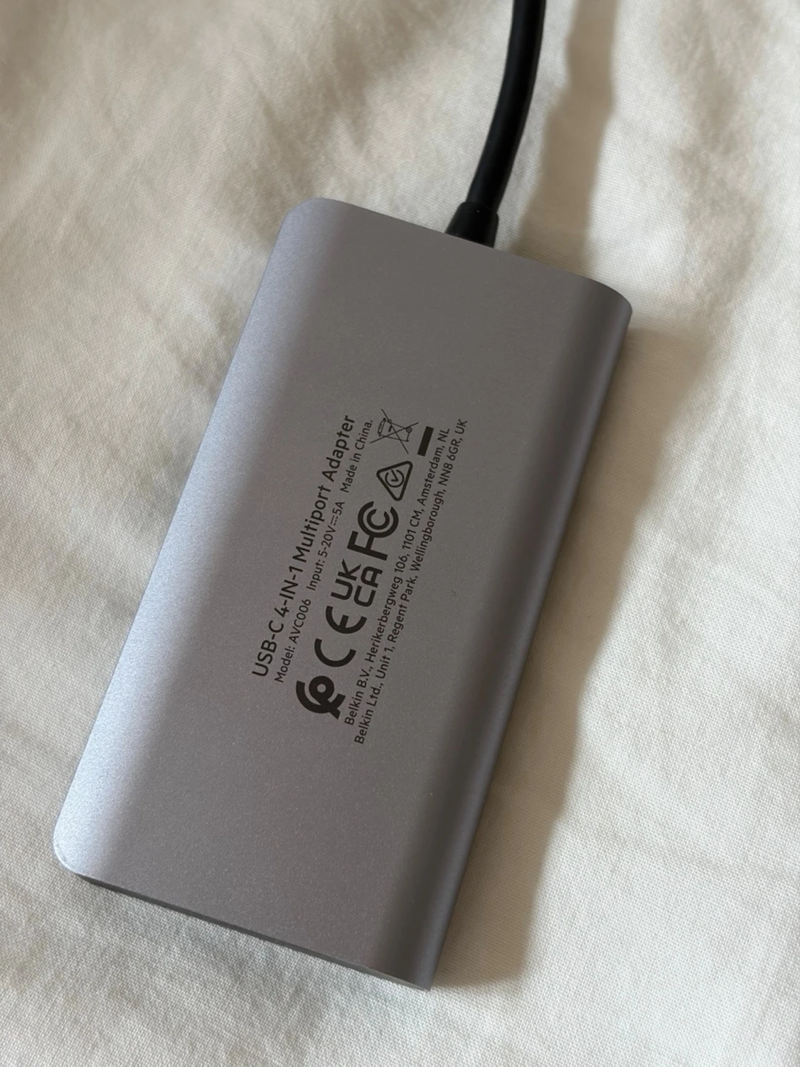 Belkin USB-C hub med HDMI och USB - 3