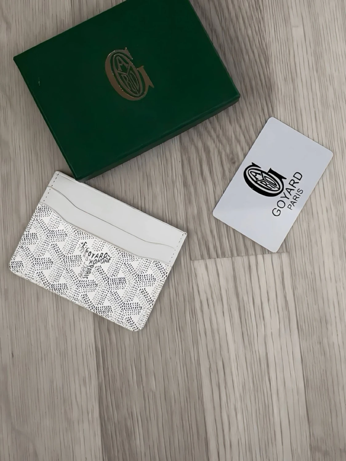 Vit G-yard plånbok - 3