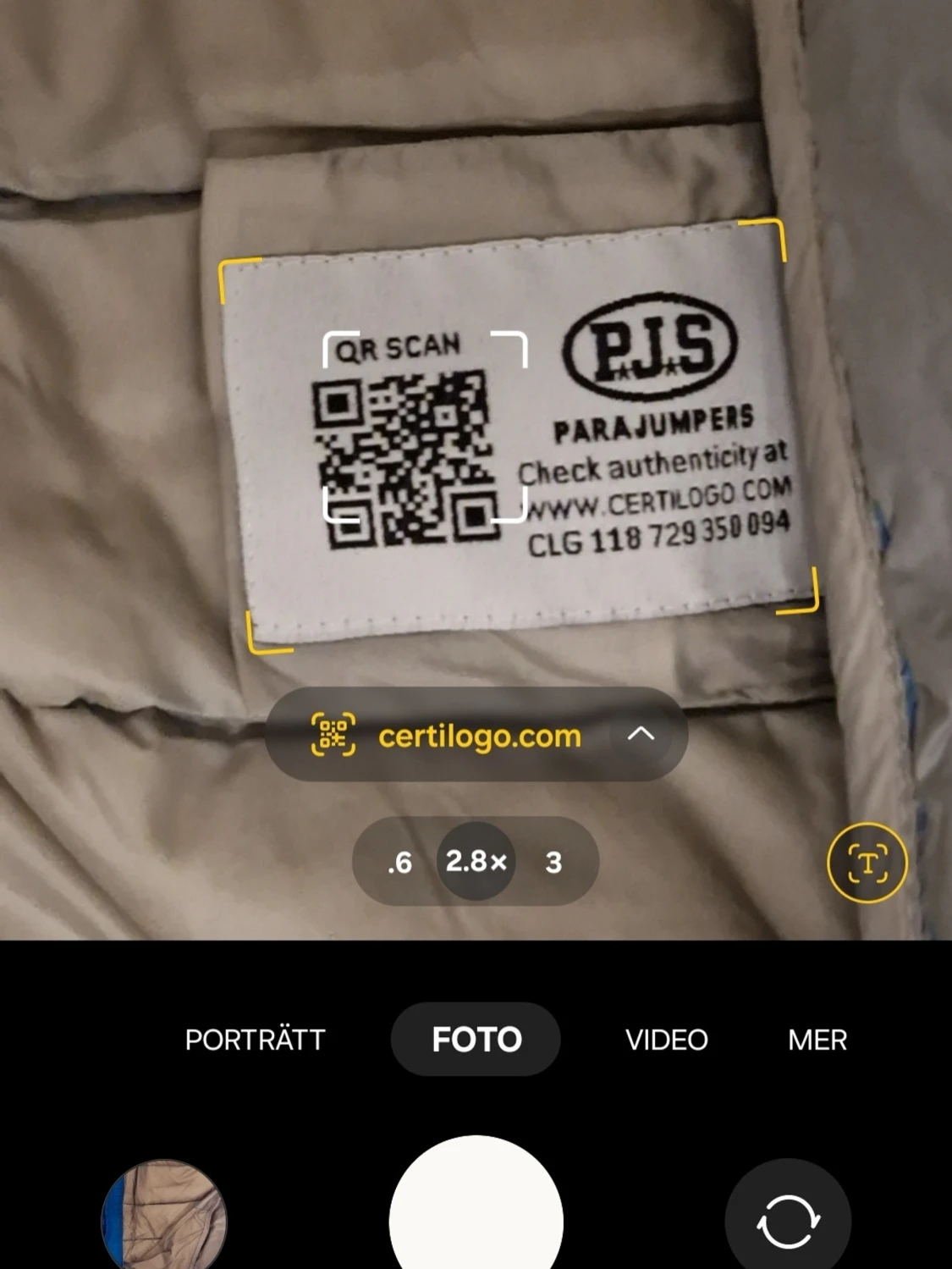 Blå dunjacka från Parajumpers - 3