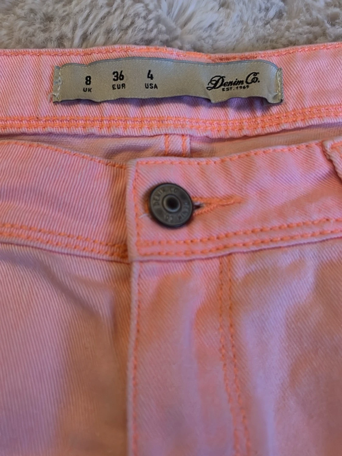 Ljusrosa shorts från Denim Co. - 1