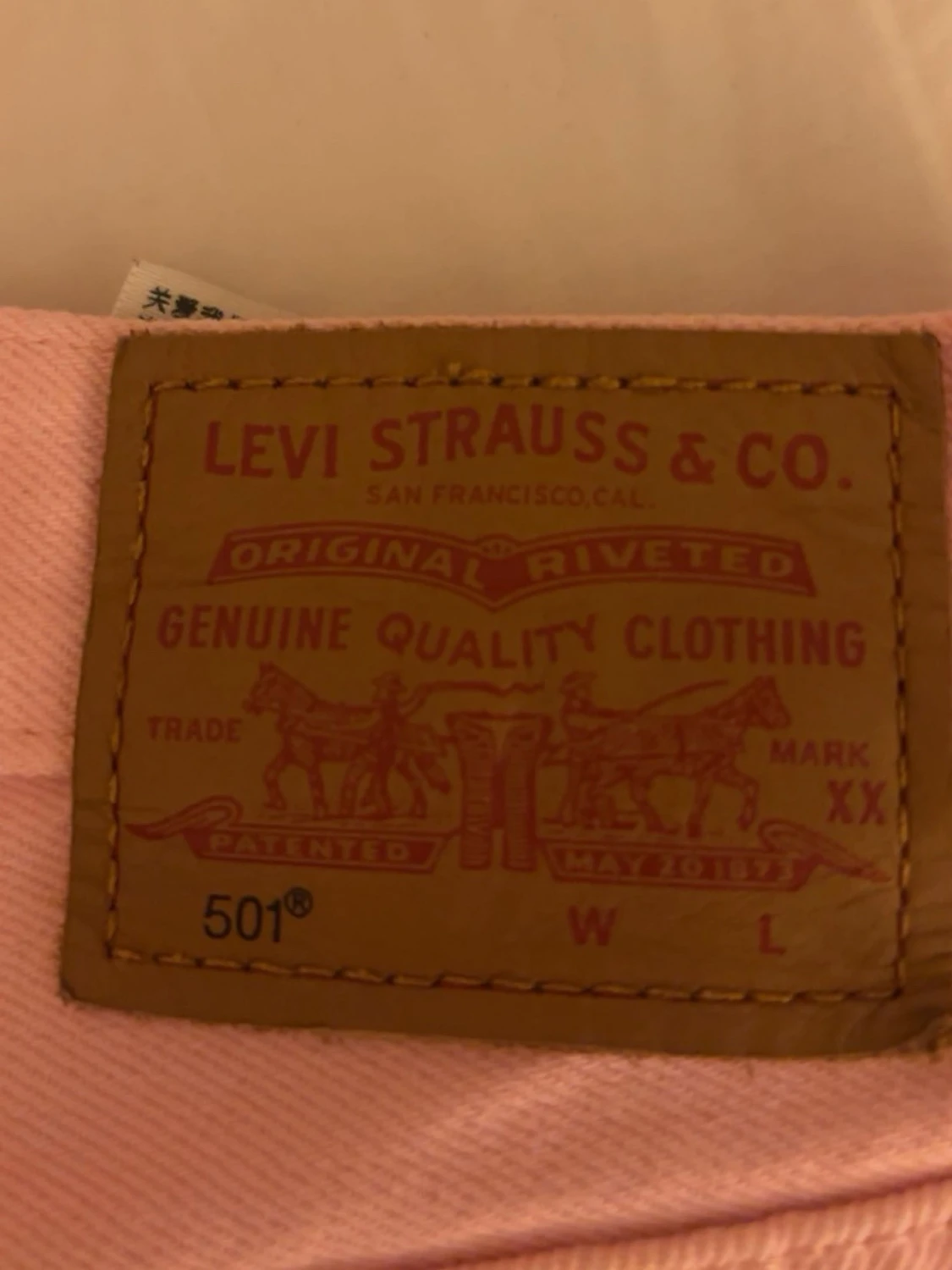 Rosa Levi's 501 jeansshorts - 1