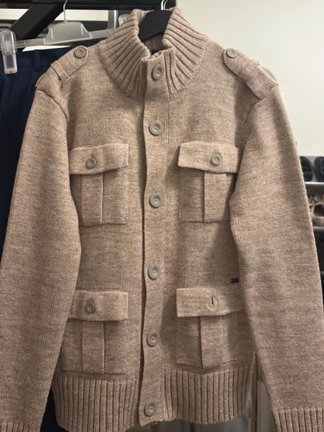 Beige Lambretta cardigan
