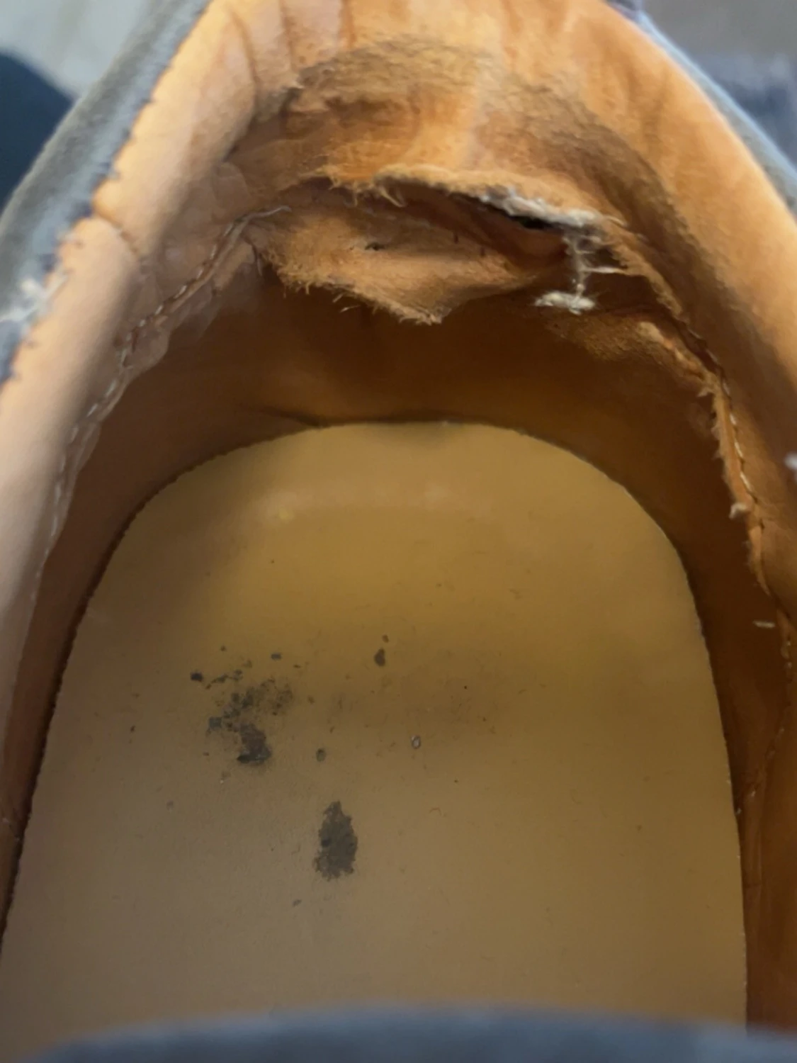 Gråa Louboutin sneakers med röd sula - 3
