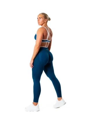 Relode- Hyprid tights - Snygga mörkblå tränings tights från relode i deras Hyprid Contrast kollektion. Regular i längd och S i storlek!