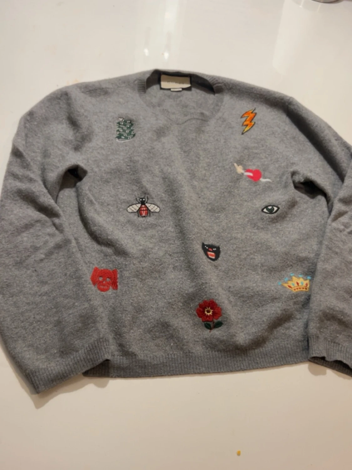 Gucci stickad tröja