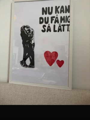 Håkan Hellström poster - Egengjord och säljes utan tavelramen. Priset är diskuterbart!