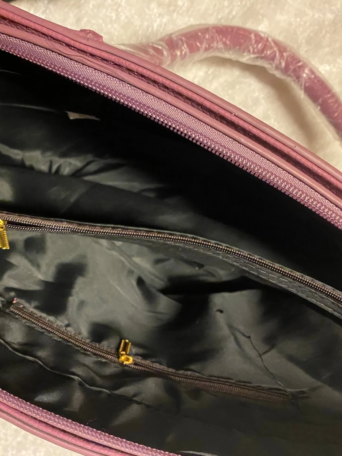 Lila handväska  - 3