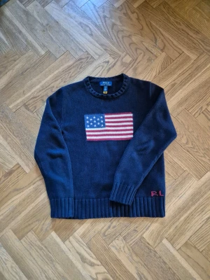 Mörk blå usa tröja ralph lauren - Bra skick! Ca 164cm. 100% äkta