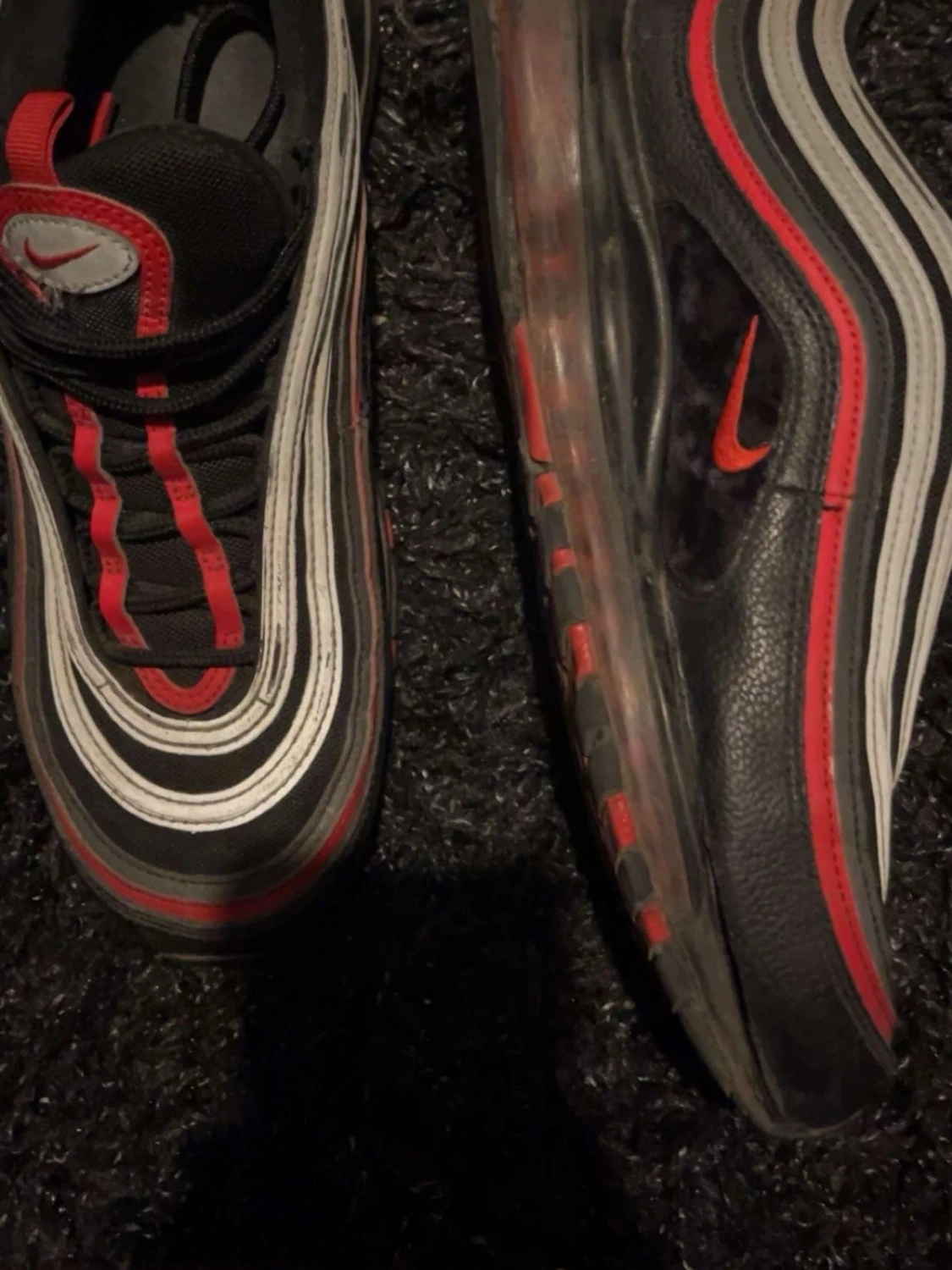 Nike Air Max 97 svart/röd/vit - 1