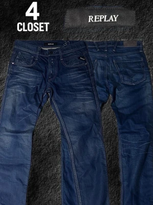 Blå Replay Jeans 30/32 - Feta mörkblå jeans ifrån Replay! Skick - Mycket bra✅ Storlek - W30 L32✅ Kontakta mig för frågor och eventuella prisförslag, priset går att diskutera!🤝