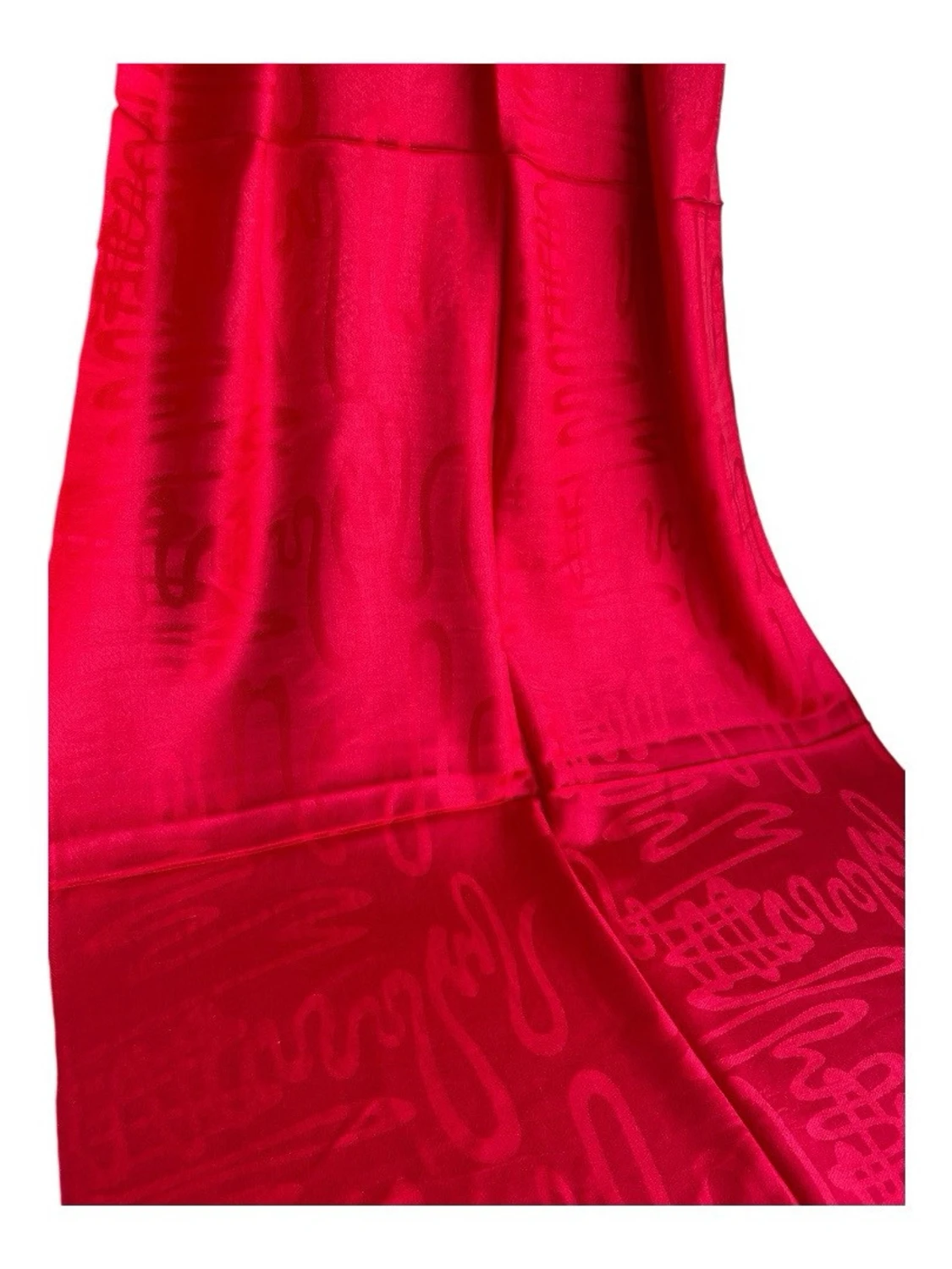 Paisleymönstrad sjal i pastellfärger - 5