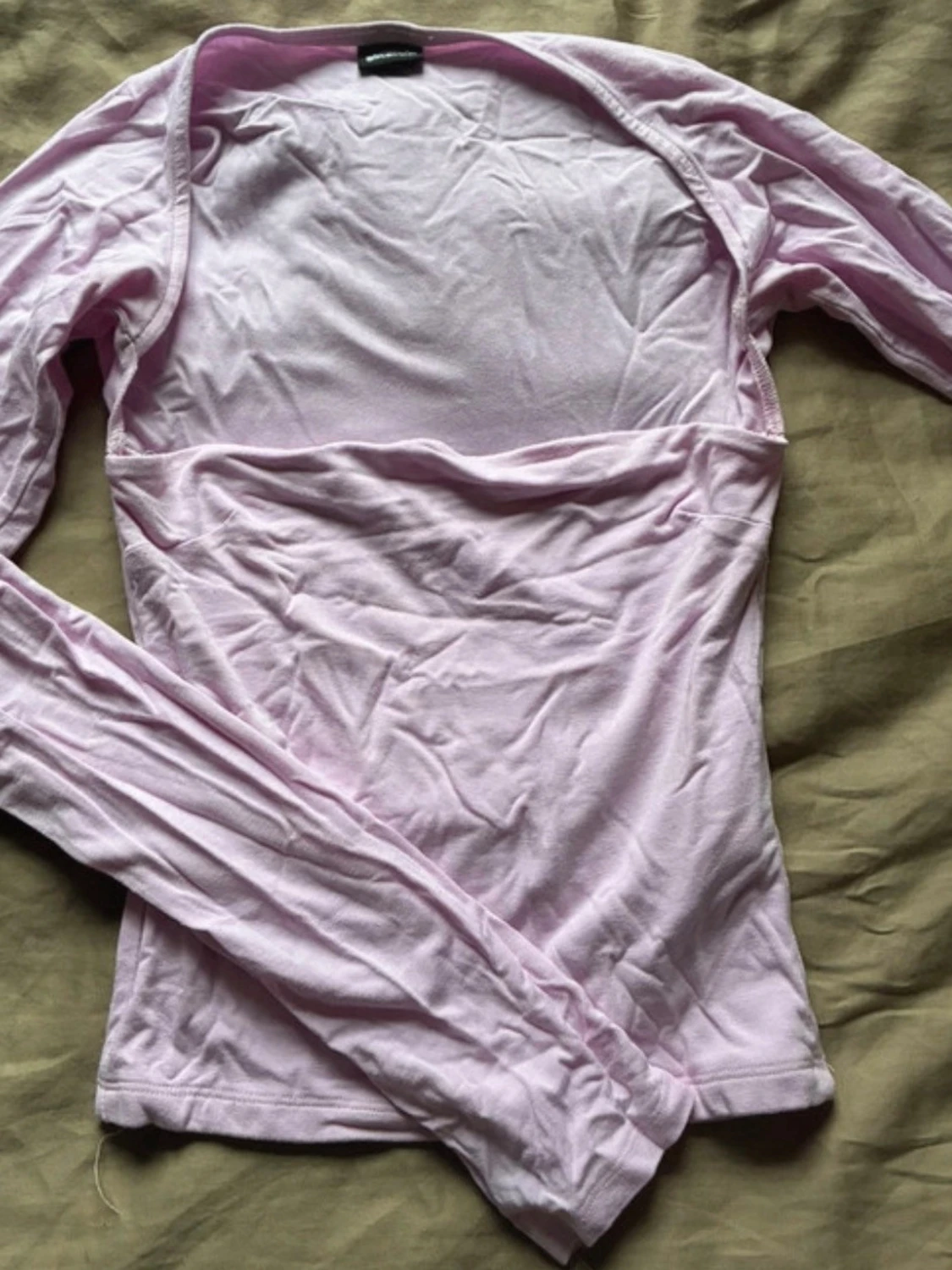 Ljusrosa långärmad topp