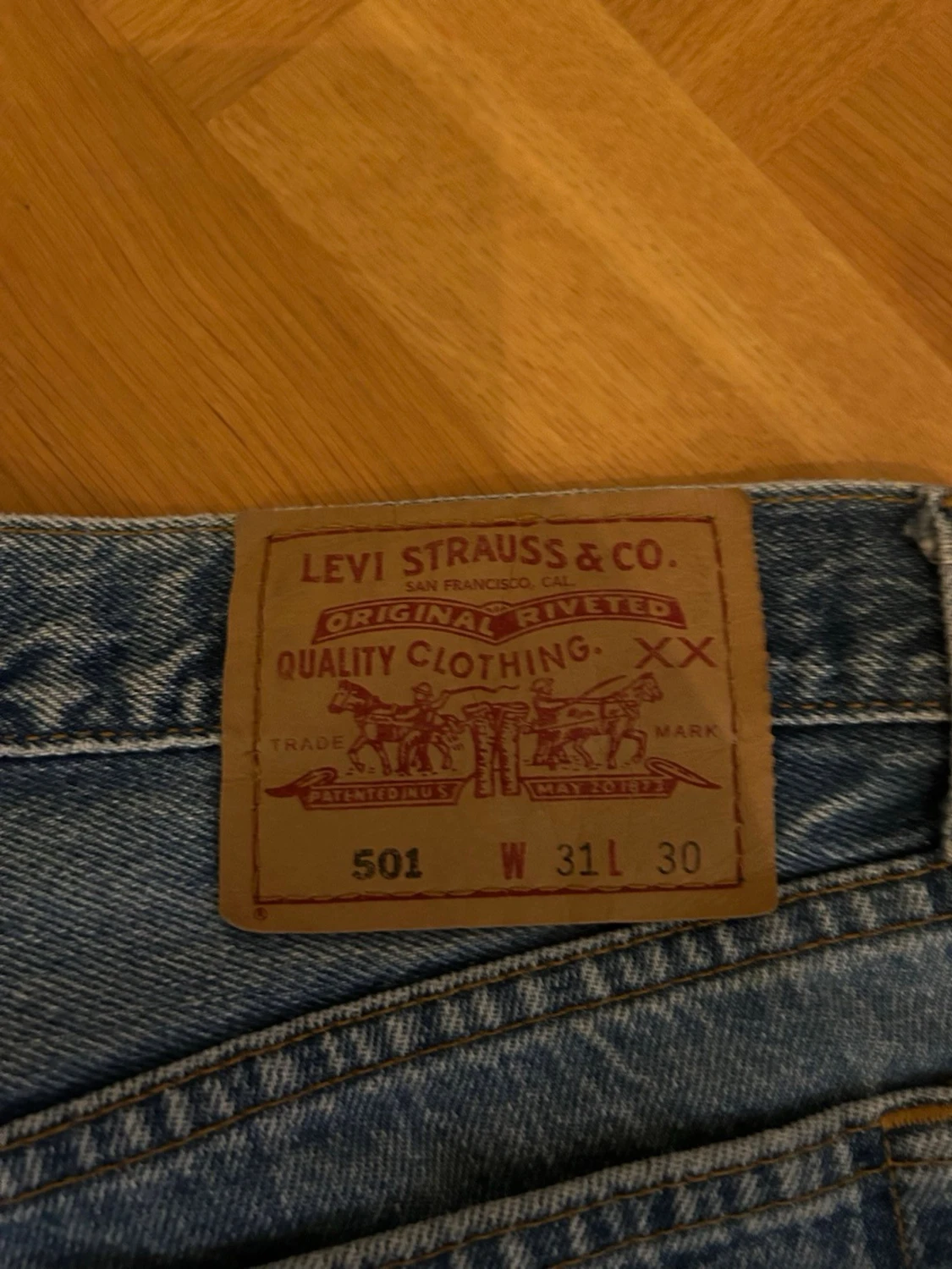  Blåa Levis Jeans 501 - 5