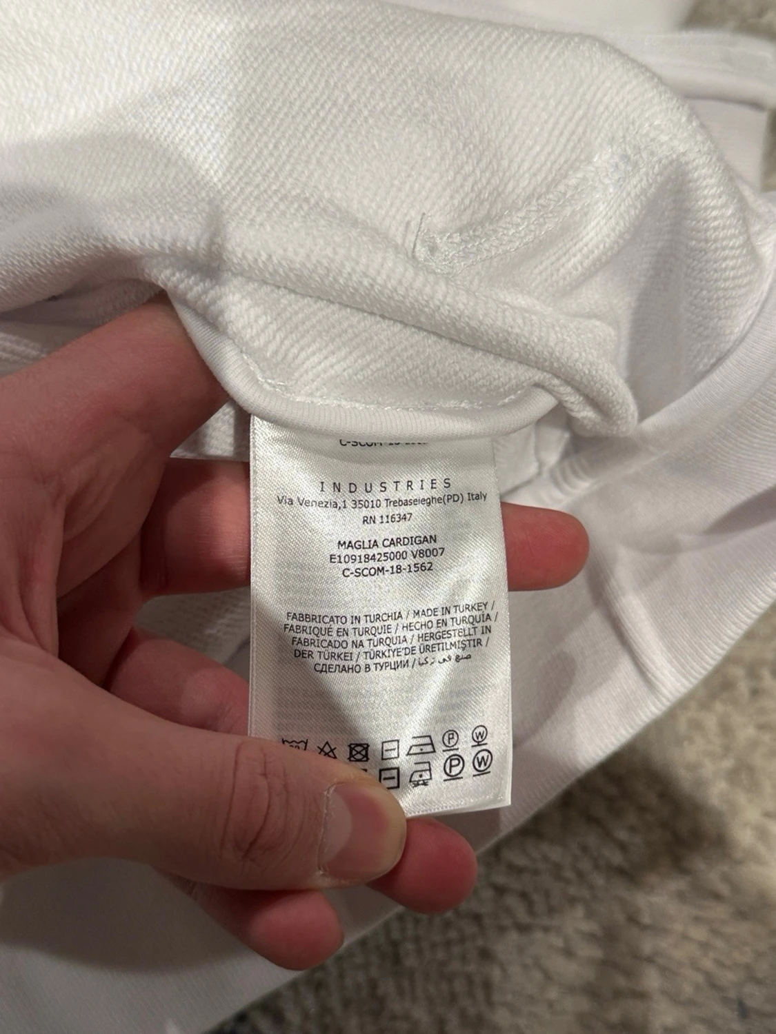 Vit Moncler zip hoodie - 3