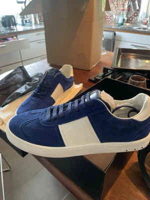 Valentino Garavani Flycrews – Royal Blue | Strl 44 | Gott Skick - Flycrews i royal blue — en av de sällsyntaste färgerna i kollektionen. Gott skick med minimalt slitage. Ny innesulor inlagd, box sönder i hörnet. ✅ Box ✅ Äktighetscertifikat ✅ Dustbag ✅ Valentino brev ✅ Skriv i DM för kvitto — vi håller det privat för att skydda köparens personliga information Storlek 44. 