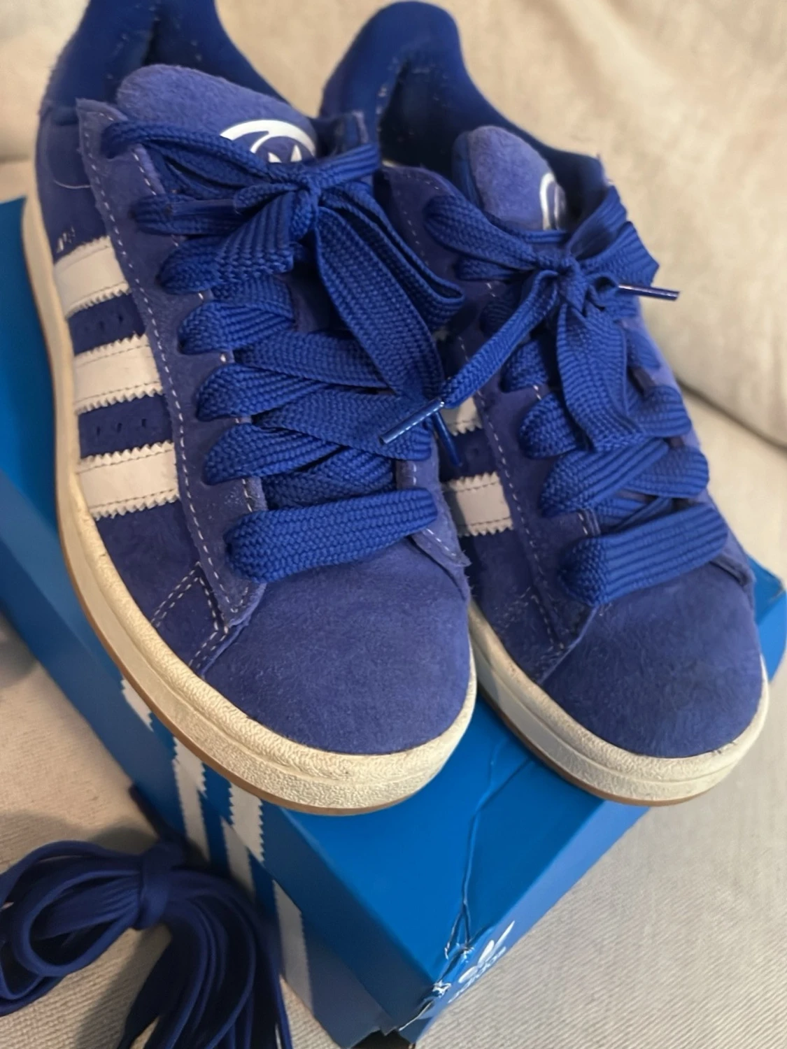 Blå Adidas Campus sneakers - 1