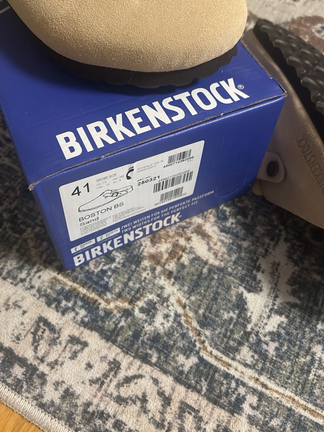 Birkenstock boston bs ’sand’ - 3