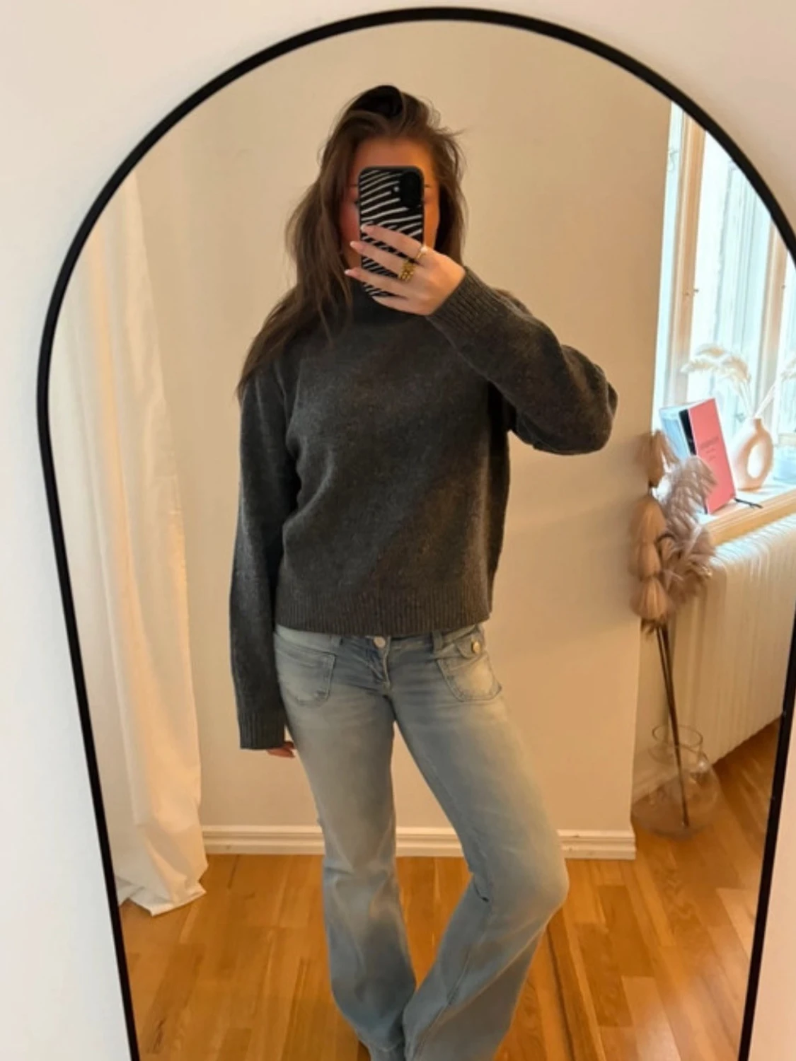 Polo stickad tröja  - 2