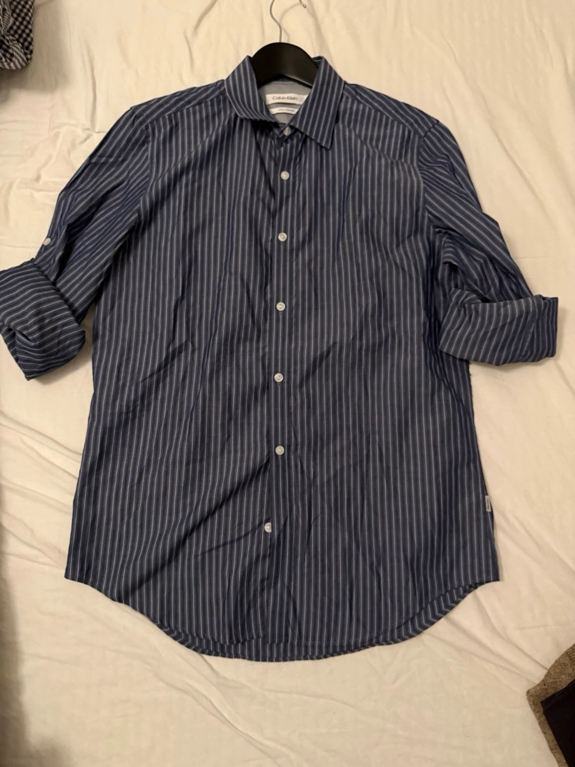 Blå randig skjorta från Calvin Klein - 3