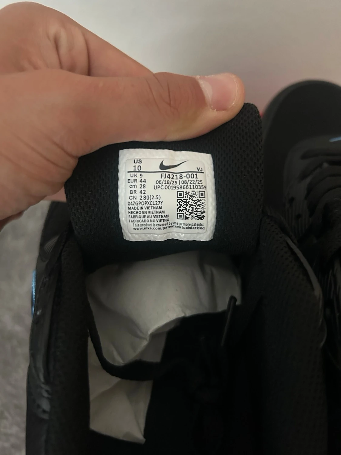 Nike Air Max 90 svart/blå sneakers - 5