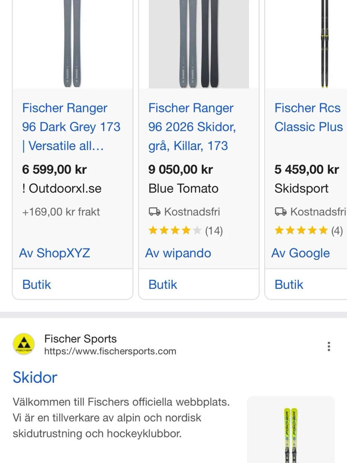 Fischer skidor&  pjäxor Säljs Som Paketpris!  - 5