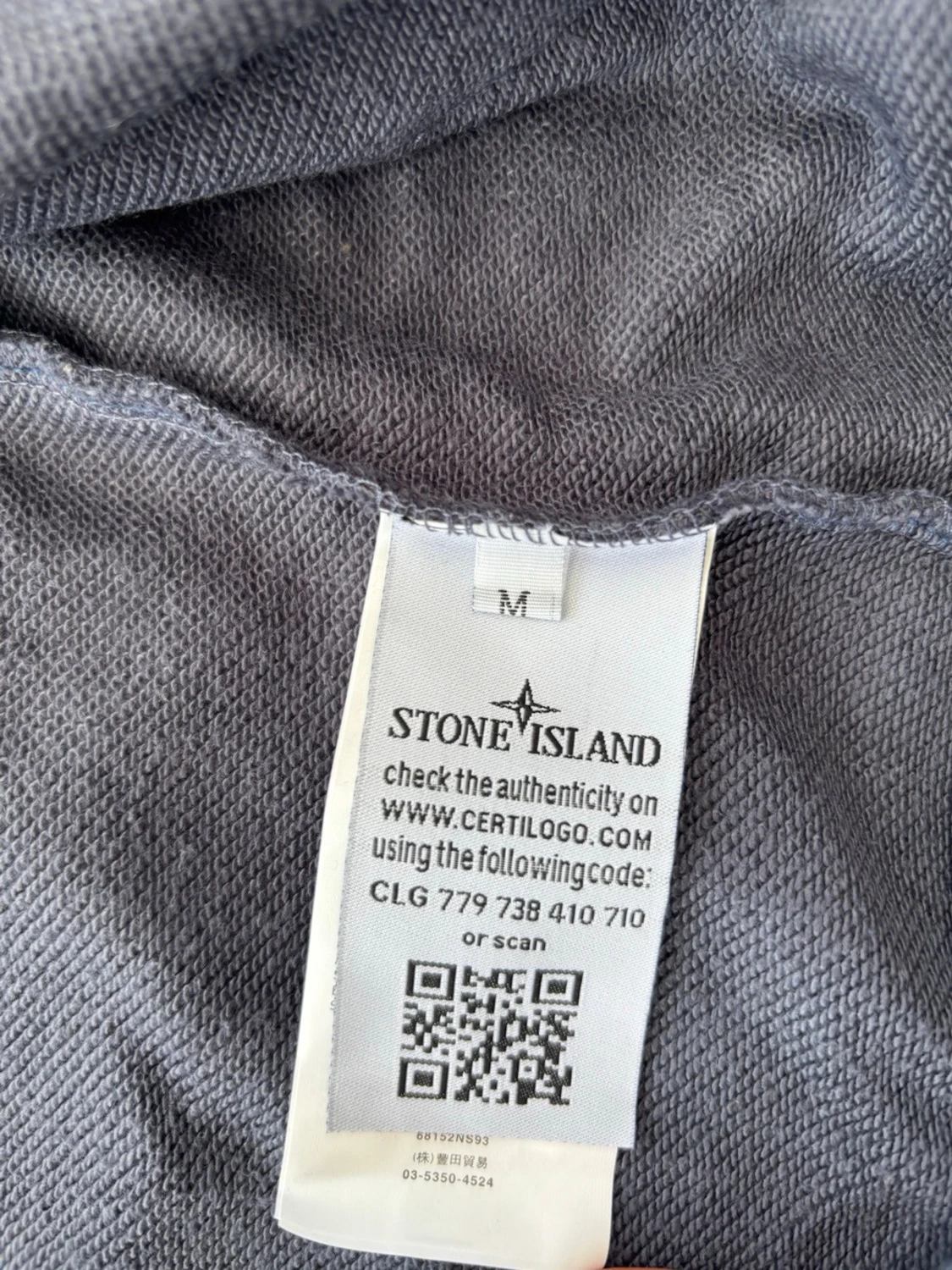 Blå hoodie från Stone Island - 5