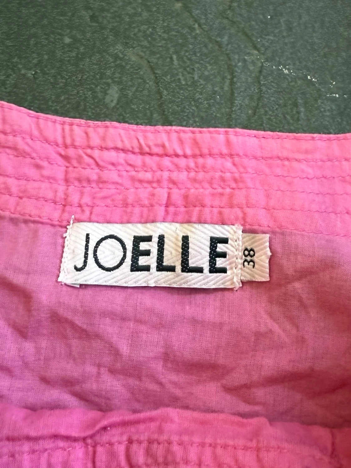 Rosa linnetopp från Joelle med pärlor - 2