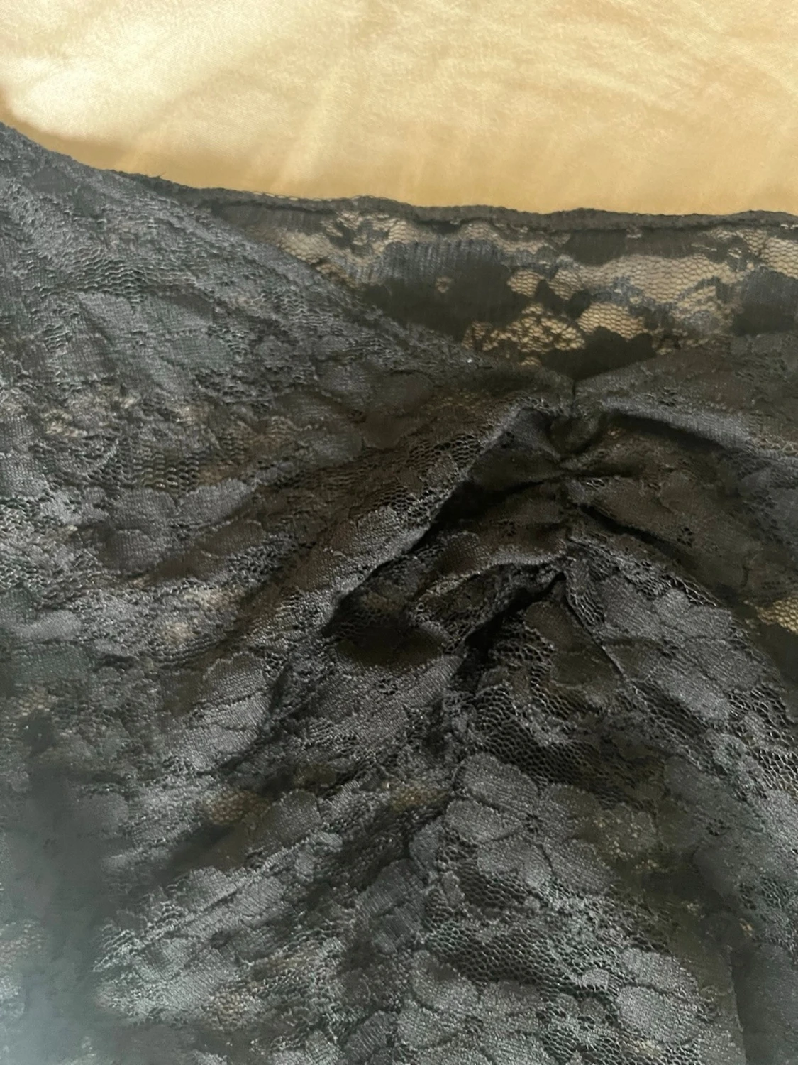 Svart spets tröja - 1