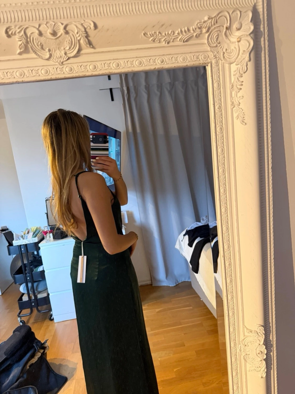 Mörkgrön balklänning - 1