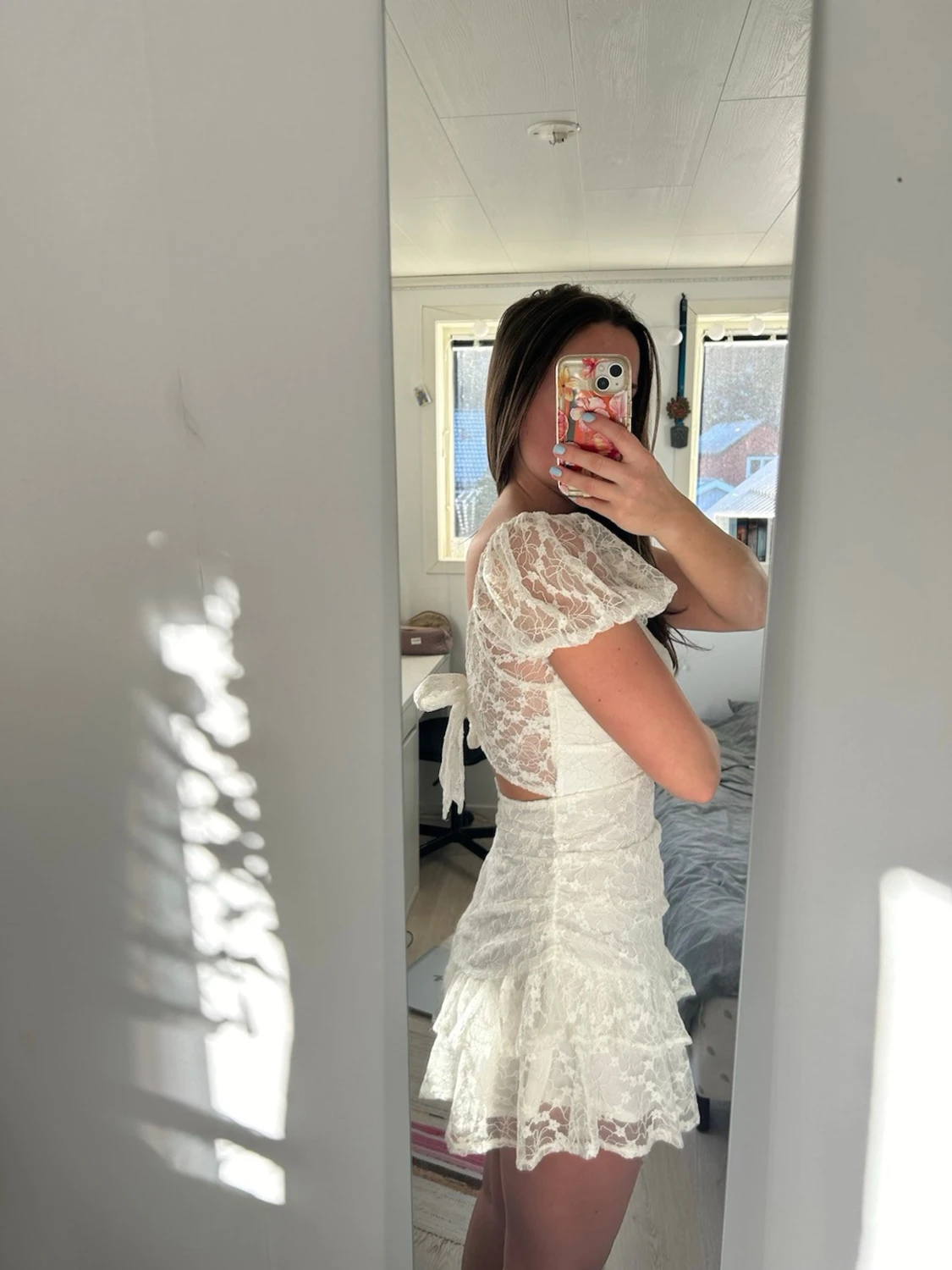 Studentklänning/vit klänning - 1