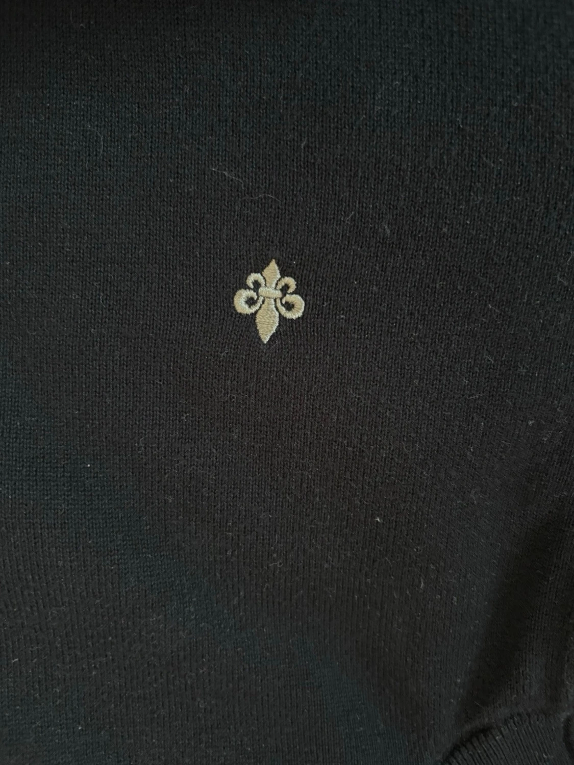 Svart halvzip-tröja från Morris - 4