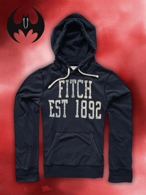 Mörkblå Abercrombie & Fitch Hoodie (sällsynt) - Mörkblå Abercrombie & Fitch Est 1892 hoodie | bra skick | Size M/L | Längd: 70cm Axelbredd: 46 Armlängd: 70cm | Modell, 178cm 60kg | Lägg endast bud med avsikt att köpa, inga fördröjning!