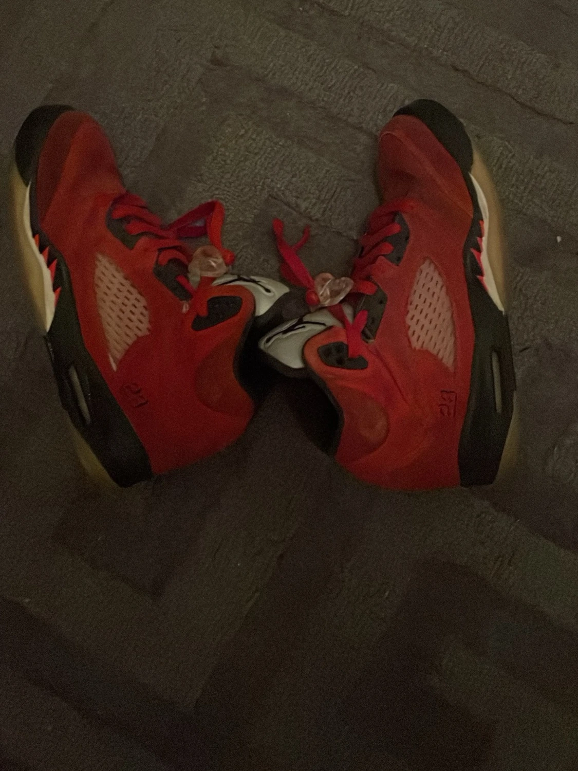 Röda Air Jordan 5 Retro sneakers - 2