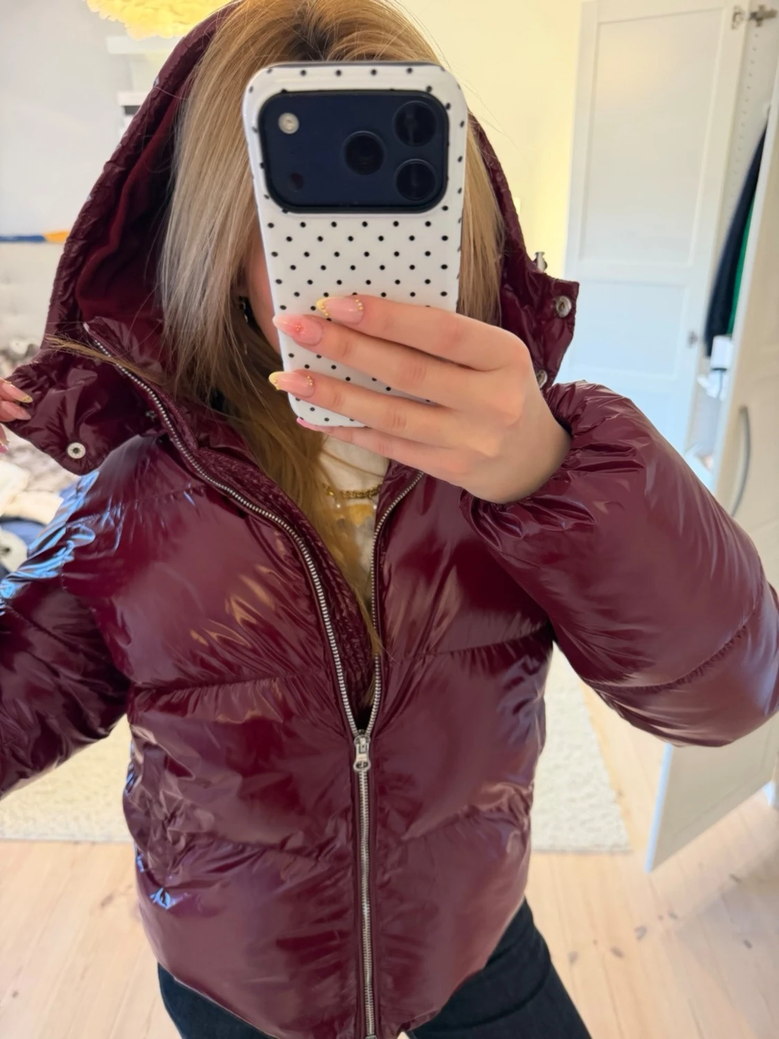 vinröd jacka❤️ - 2