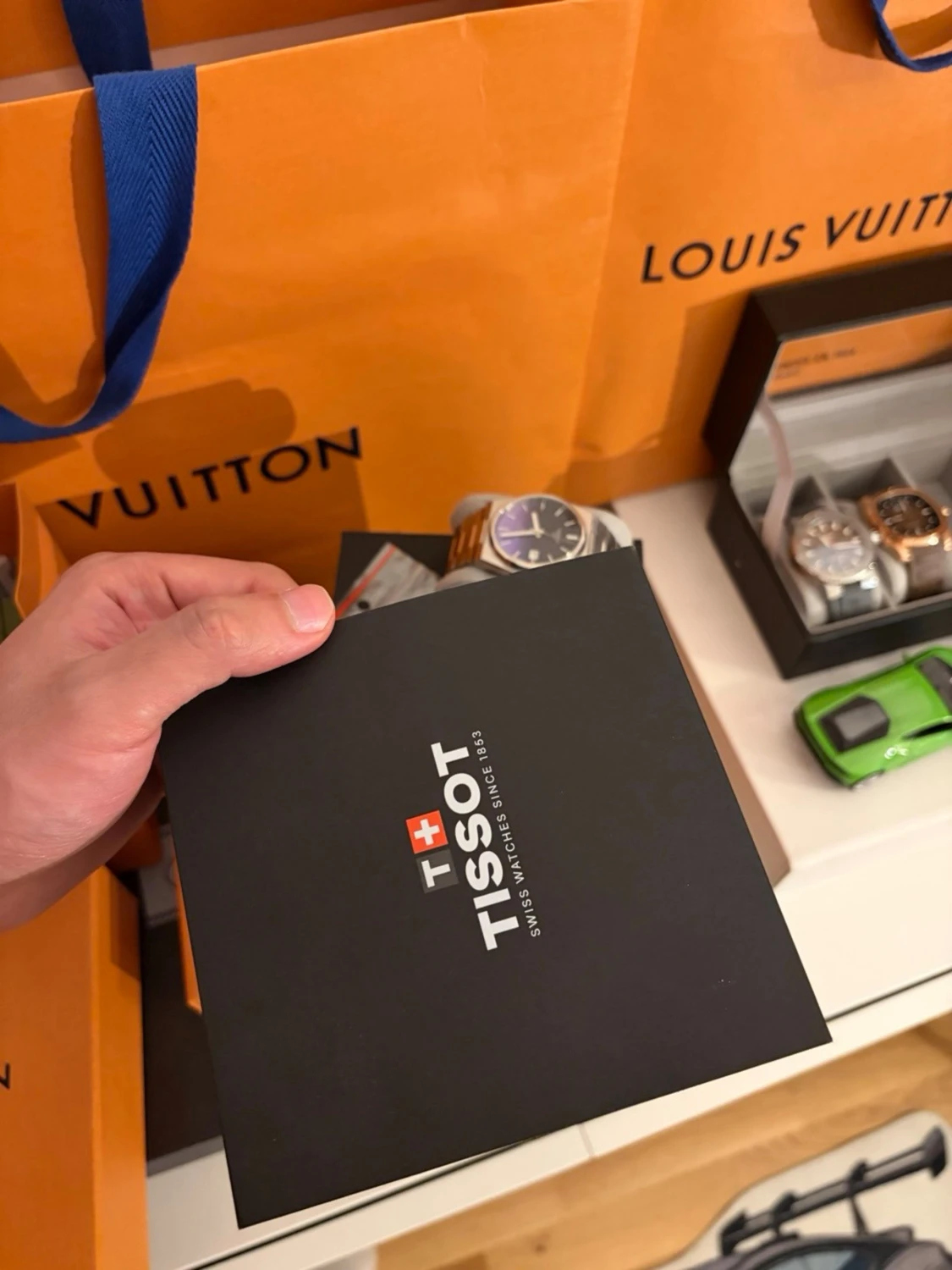 Tissot PRX blå klocka i stål - 6