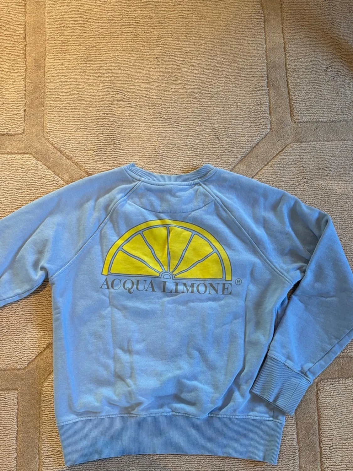 Ljusblå och mörkblå sweatshirt från Acqua Limone - 1