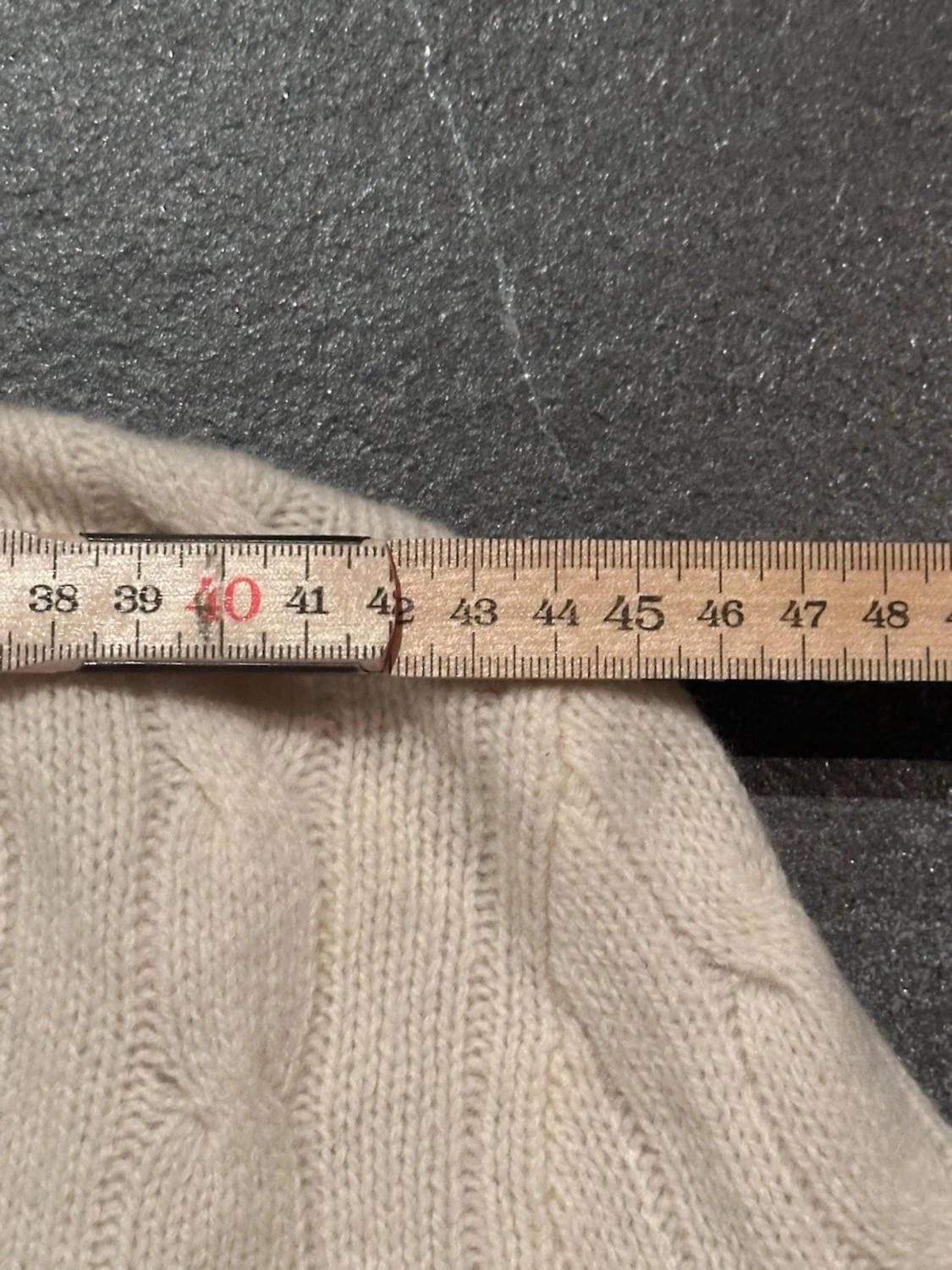 Vit kabelstickad tröja Polo Ralph Lauren - 3