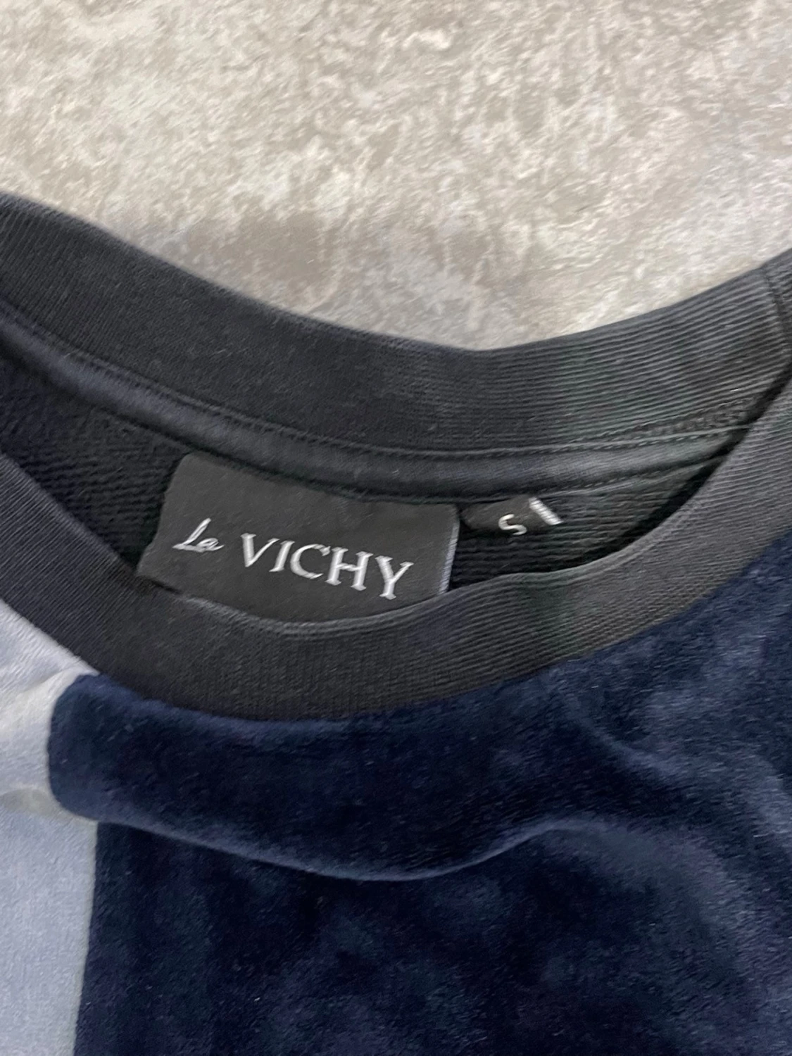 Patchwork sweatshirt från Vichy - 2