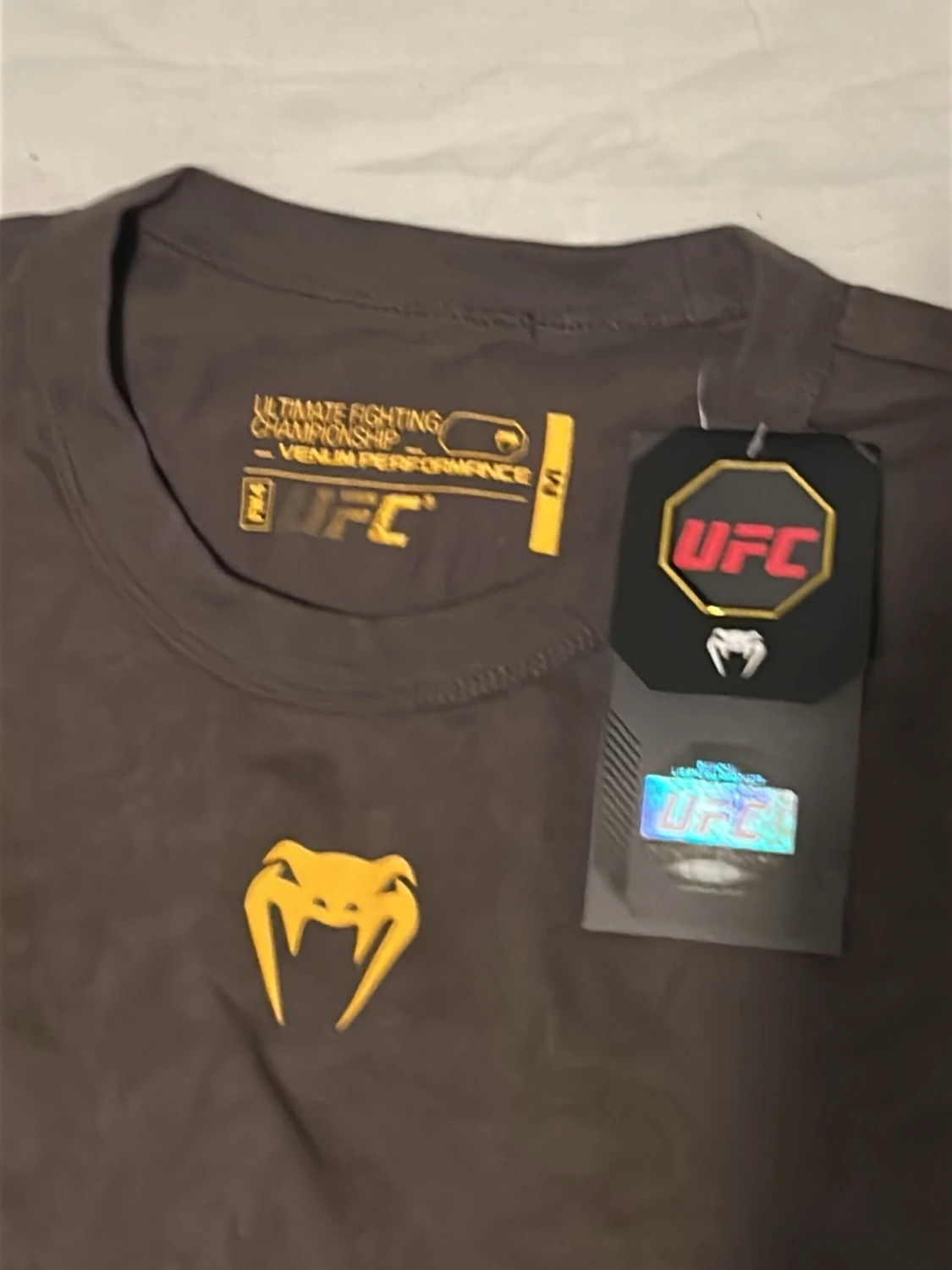 Mörkbrun UFC t-shirt från Venum - 1