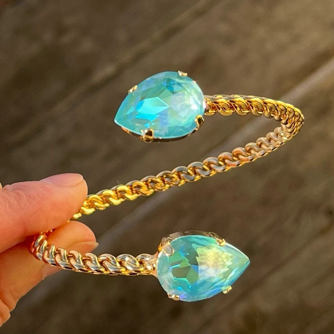  Armband Bangle Summer Blue De Lite - 3