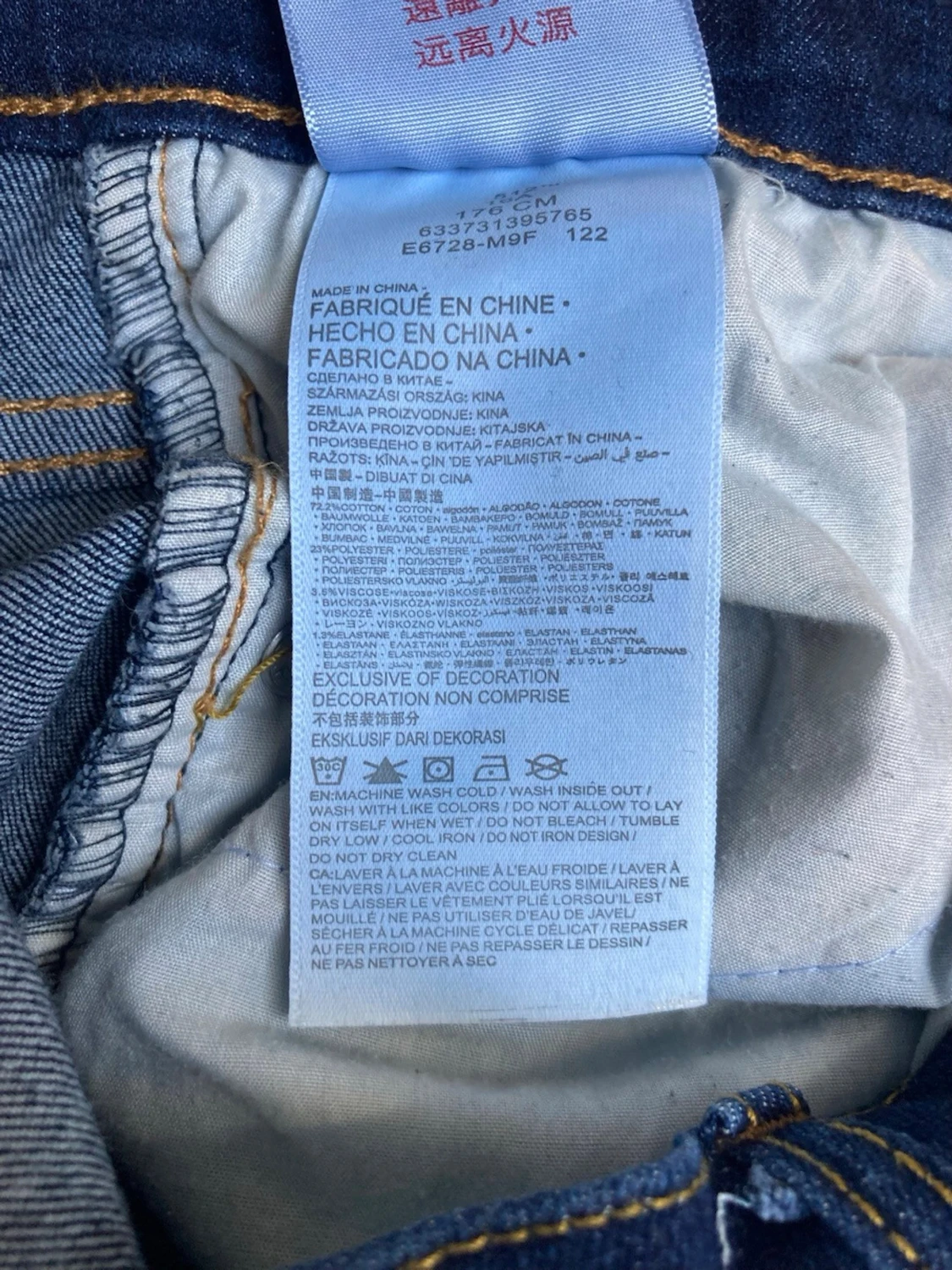 Levi's 512 Slim Taper – Mörkblå - 5