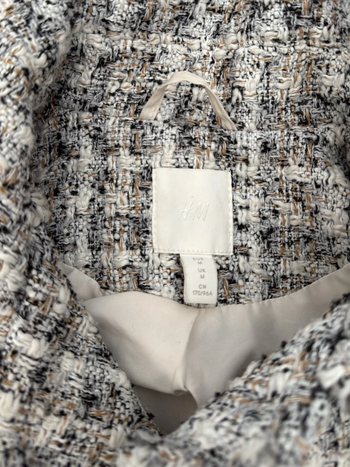 Tweed cardiganjacka från H&M - 1
